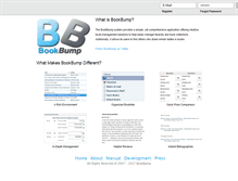 Tablet Screenshot of bookbump.com